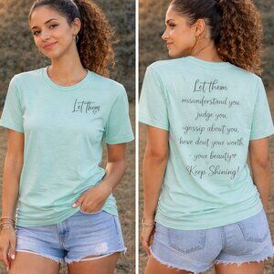 Let Them | Heather Mint | Graphic T-Shirt